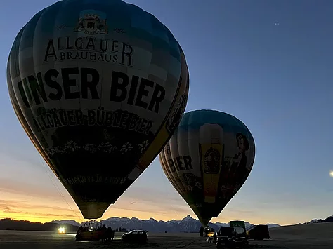Einfach Abheben - Ballonfahren im Allgäu